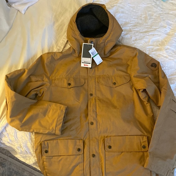 NWT Fjallraven Greenland lined G1000 buckwheat brown jacket - Picture 8 of 8